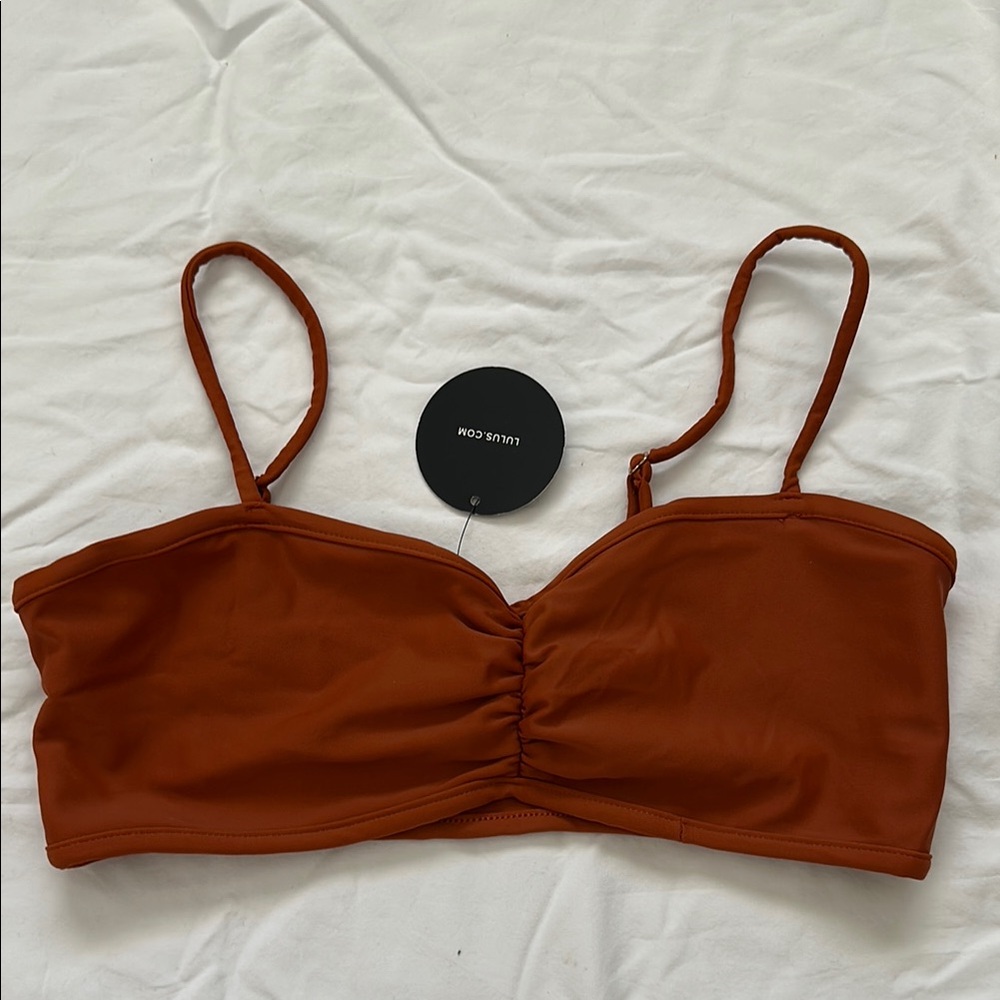 Lulu's Terracotta Bikini Top
